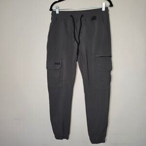 Riot Empire Cargo Joggers Womens M Gray Tactical Streetwear Utility Pants Work